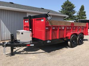 New and <b>Used</b> Dump <b>Trailers</b> <b>for</b> <b>Sale</b> <b>for</b> Tractor Use in Farm Industries - Product Image 2