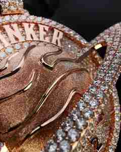 Vente chaude 14K Or Blanc Plaqué Rhodium Hommes Pendentif Unique Conception Personnalisée Coupe Laboratoire Diamant Rappeur Glacé Style Hip Hop - Product Image 2