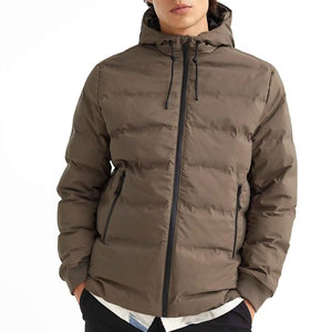 Chaqueta acolchada de alta calidad al por mayor para hombre, chaqueta acolchada ligera para exteriores con cremallera para clima frío, chaquetas acolchadas con capucha para hombre - Product Image 1