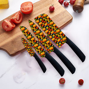 Juego de 5 Cuchillos de Cocina de Cerámica, Afilados, Ecológicos, Comerciales, Hechos a Mano, Ambidiestros, Aptos para Lavavajillas, para Ebay, Shopify, Dropshipping - Product Image 6