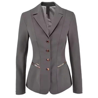 Tissu extensible respirant équitation spectacle veste qualité hommes compétition équestre manteau approvisionnement d'usine cheval de luxe