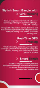 Bracelet intelligent GPS Android, moniteur de fréquence cardiaque, tracker de fitness, localisateur GPS, connectivité Wi-Fi, étanche IP67, acier inoxydable - Product Image 3