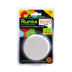 Yo-Yo Runux in Bambù Ecologico, Gadget Promozionale Eco-Friendly per Bambini - Product Image 2