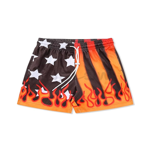 Logo personnalisé Short en maille pour homme Vêtements de fitness d'été de haute qualité Short de basket-ball en polyester double couche à séchage rapide - Product Image 6