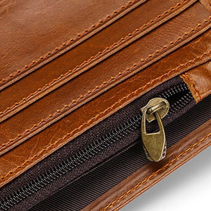 Portefeuille en cuir de bonne qualité à prix compétitif pour hommes Portefeuille en cuir entièrement personnalisé fait à la main entretenu par les OEM - Product Image 5