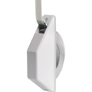 Enrouleur semi-encastré 152x63x28mm pour tringles à rideaux, rails et accessoires, largeur de la courroie 14mm, longueur 5m, lot de 5 - Product Image 1