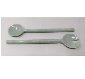 Ensemble de cuillères à salade en résine, écologiques, compatibles lave-vaisselle, ustensiles à salade, cuisine à domicile, fabriqué en Inde - Product Image 4