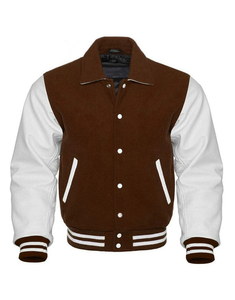 Streetwear <b>Women</b> varsity <b>jackets</b> For <b>Women</b> 100% Wool <b>Lightweight</b> Quick dry Breathable Customized Logo Printing OEM 2025 - Product Image 5