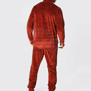 OEM ODM Hommes Velours Survêtements De Sport Décontractés Ensemble Commande En Gros Disponible Velours Survêtements - Product Image 2