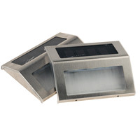 Lampe murale solaire LED TG64419 avec capteur crépusculaire, 2 panneaux de façade, résistante à l'eau, garantie 2 ans