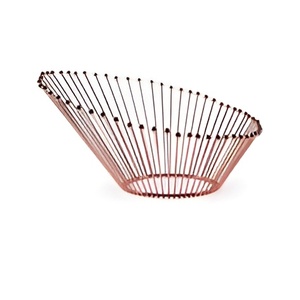 Bol de rangement fait à la main de couleur or pour la décoration de la maison et de l'hôtel - Product Image 2