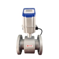 Medidor de Flujo Electromagnético Inteligente OLED HBYB DN50 de Fábrica con RS485 Modbus para Control de Flujo en Automatización Industrial
