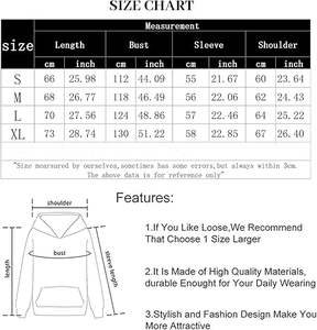 Sudadera con Capucha de Moda Casual para Mujer 2024, Manga Larga, Cuello Redondo, con Diseño Personalizado Bordado, Sudadera Extra Grande - Product Image 5