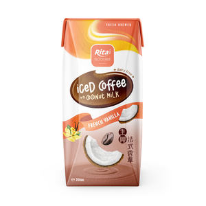 กล่องกระดาษ200มล. กาแฟเย็นพร้อมนมโกโก้ฝรั่งเศสวานิลลา - Product Image 1