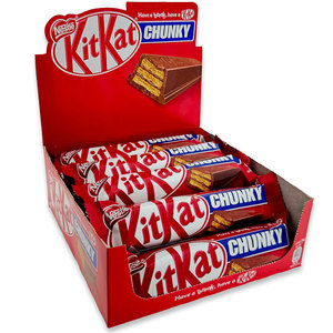 Cao cấp Kit Kat Chunky sữa sô cô la 40g bán buôn số lượng lớn gói của 4 ngón tay Wafer thanh giòn lớp Wafer mịn sữa sô cô la - Product Image 3