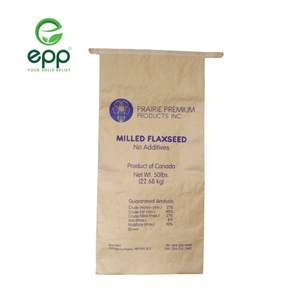 Impression personnalisée papier kraft laminé emballage de sac en plastique sac en plastique composite tissé sacs en papier kraft laminé PP tissé - Product Image 1