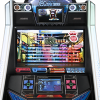 Machine de danse à monnayeur avec rythme musical et tapis de danse pour centre de divertissement et centre commercial
