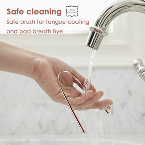 High Efficiency Pure Copper Tongue Scraper Functional Indian Supplier Wholesale Price Personal Use for Clean Tongue - Product Image 6