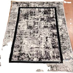 Alfombra Turca de Poliéster Afelpado Adiva, Tejida a Máquina con Diseño Jacquard, de Pelo Alto, Reversible, Acolchada y Lavable con Base de Yute - Product Image 1