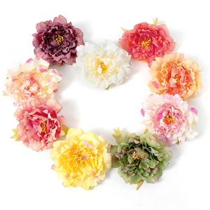 Luckygoods HT253349 Fleur de pivoine artificielle de style ancien faite à la main, fleurs artificielles pour la décoration de mariage, Noël et Nouvel An - Product Image 3