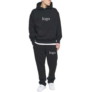 Ensemble de survêtement pour hommes avec logo personnalisé Ensemble de jogging lourd de haute qualité Survêtement tendance Baggy Fit personnalisé Jogger pour hommes - Product Image 1