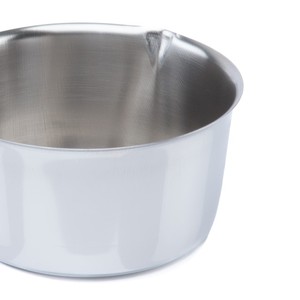 Eco-friendly Italian 14 cm Conical Casserole Stainless Steel AISI 304 18/10 1 Ply Gas Induction Ready Wired Handle Classic <strong>Set</strong> - Product Image 2