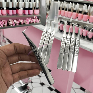 Pinzas para pestañas de Hello Kitty, superventas, pinzas japonesas para pestañas con volumen de acero inoxidable, alta calidad, todos los puntos, superventas - Product Image 1