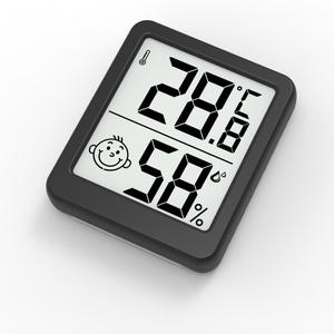 جهاز قياس الرطوبة والحرارة الرقمي الداخلي YZ6050 بشاشة LCD يعمل بالبطارية لقياس درجة الحرارة والرطوبة المنزلية - Product Image 3