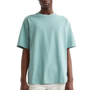 ossessione della moda 2024 magliette oversize da uomo Vintage spesse spalle cadenti realizzate su misura In Bangladesh per alternative a basso costo MOQ