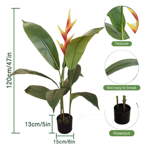 SKVT-Tang Strelitzia reginae Bird of <span class=keywords><strong>Paradise</strong></span> Artificial Interior/Exterior Decoración <span class=keywords><strong>tropical</strong></span> Living Office Certificado UV - Product Image 2