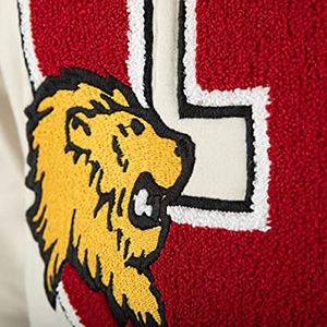 Sweat à capuche et sweat-shirts avec logo personnalisé meilleure qualité pour hommes patchs en chenille capuche brodée sweat à capuche respirant en polyester et coton pour hommes - Product Image 6