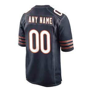 Benutzer definierte American Football Jersey Top Patch Sublimation Siebdruck Top Jugend Fußball Trikots mit OEM-Service - Product Image 5