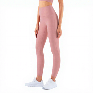 Leggings de Yoga para Mujer, Largos, de Color Sólido, Spandex/Algodón, Secado Rápido, 240g, Cintura Alta, Pantalones Deportivos Elásticos ROLEIN - Product Image 1