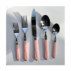 Juego de Cubiertos de acero inoxidable de 5 uds. De alta calidad para bodas y fiestas y uso en restaurantes al mejor precio - Product Image 6