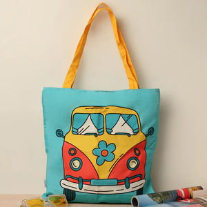 Sac fourre-tout en toile de coton personnalisé avec logo, sac fourre-tout en toile de coton imprimé personnalisé pour la promotion - Product Image 1