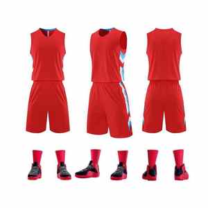 Nouveau style de kit d'uniforme de basket-ball pour hommes avec logo personnalisé uniforme de basket-ball de sublimation sportive de haute qualité à bas prix - Product Image 5