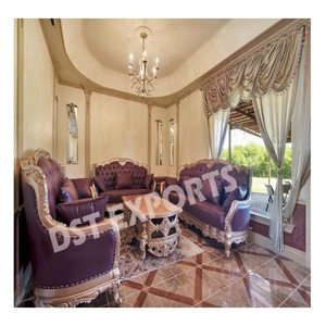 <b>Victorian</b> High-End Carving Sofa Set DST Exports Traditional Teak <b>Wood</b> Hot Selling Long Lasting Sofas Exporters USA Royal Villas - Product Image 4