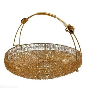 Cesta de alambre superventas, utensilios de cocina al por mayor de la mejor calidad, almacenamiento, frutero, hierro, metal, decoración del hogar. - Product Image 6