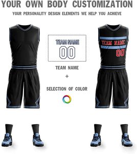 2025 ensemble d'uniformes de basket-ball grande taille pour hommes Polyester respirant avec conception de sublimation personnalisée pour les jeunes basketteurs - Product Image 6