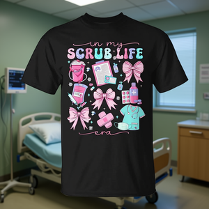 T-Shirt da Infermiera ICU con Fiocco Coquette - Abbigliamento Promozionale Personalizzabile e Alla Moda - Product Image 3