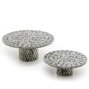 Support de gâteau en nacre pour Occasion, incrustation de nacre, support de gâteau décoratif pour Ramadan Eid Mubarak - Product Image 4