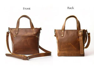 2025 nuevo diseño de marca de alta calidad bolso de mano para mujer logotipo personalizado de cuero genuino Real bolso de negocios en blanco para mujer - Product Image 5