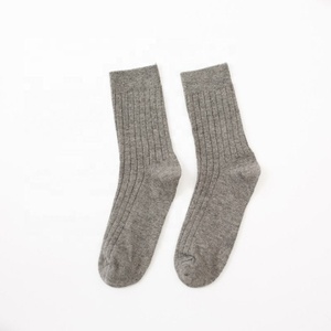 2026 Men's 100% Wool Knitted Business Casual <b>Socks</b> with Logo Options Breathable <b>Winter</b> Floor <b>Socks</b> low mock - Product Image 4