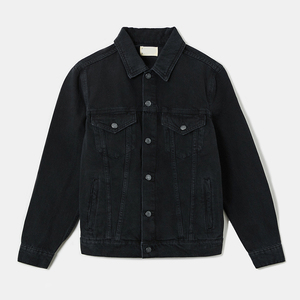 แจ็กเก็ตผ้ายีนส์ของผู้หญิงแจ็กเก็ตตัวนอกลำลองแจ็กเก็ตยีนส์ผ้ายืดสำหรับผู้หญิงทำตามสั่ง - Product Image 1