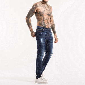 Top xu hướng tùy chỉnh cổ điển thẳng denim jeans người đàn ông Chất <span class=keywords><strong>l</strong></span>ượng cao thoáng khí màu mùa đông hoàn toàn tùy chỉnh nhà máy sản xuất - Product Image 2