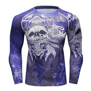 Haute qualité Judo course Polyester entraînement Compression et lâche t-shirts gardes Rash Guard pour hommes - Product Image 4