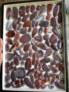 Natural Botswana Agate Cabochon Smooth Energy Healing Quartz Flat Back Loose Gemstone for Jewelry Bulk Supply - Product Image 4