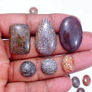 100% hueso de dinosaurio Natural piedra preciosa suelta al por mayor cabujón piedra preciosa suelta Natural piedra preciosa suelta para uso fabricación de joyas - Product Image 2