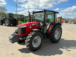 Tractor Agrícola 4x4 con Transmisión por Engranajes, Tractor Utilitario Agrícola con Cabina Roja para Trabajo de Campo - Product Image 3