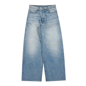Streetwear hommes français Terry Flare pantalons de survêtement lâche Fitness poids lourd empilé Flare pantalons de survêtement hommes jambes larges pantalons de survêtement hommes - Product Image 2